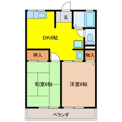 シティハイムシャトレの物件間取画像